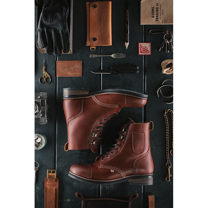 Thumbnail of &Sons The Drover Boot Brown image