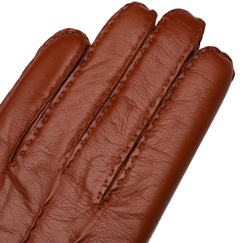 Thumbnail of Treviso Hand Sewn Men's Gloves In Tobacco image