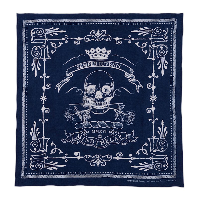 Thumbnail of Semper Iuvenis Indigo Bandana By Mindthegap image