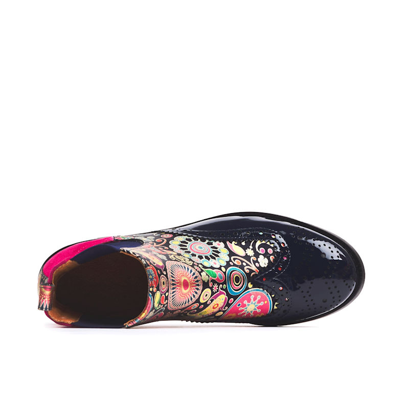 Thumbnail of Mamacita - Navy & Pink - Womens Ankle Boots image