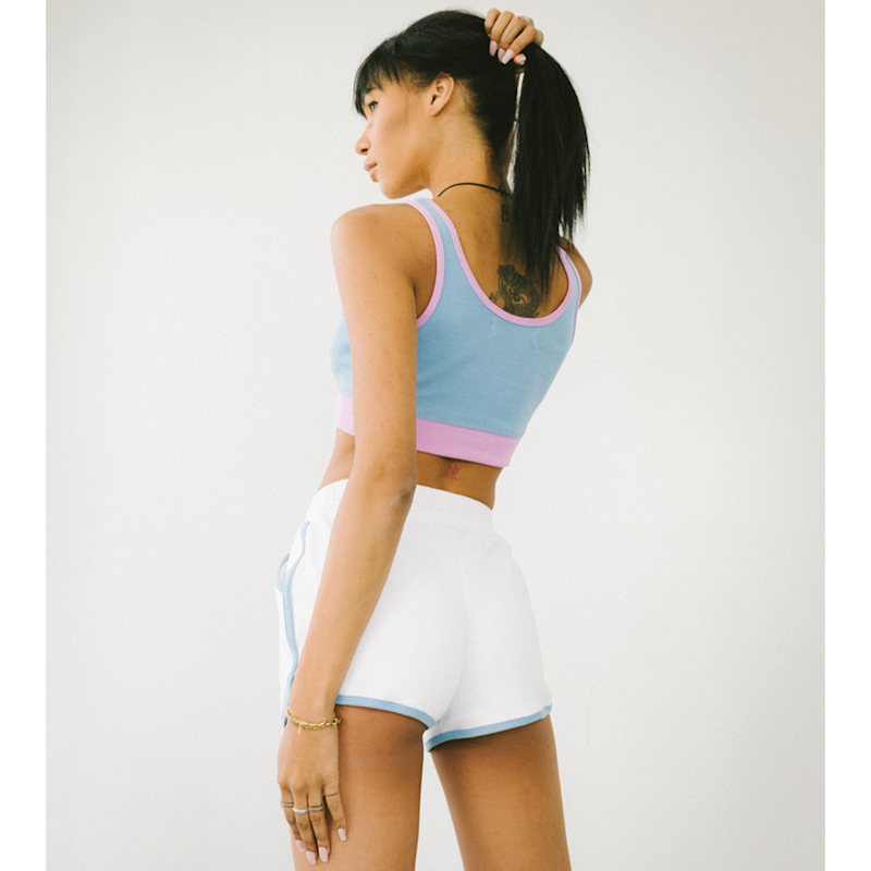 Thumbnail of Mya Booty Short Purple Trim image