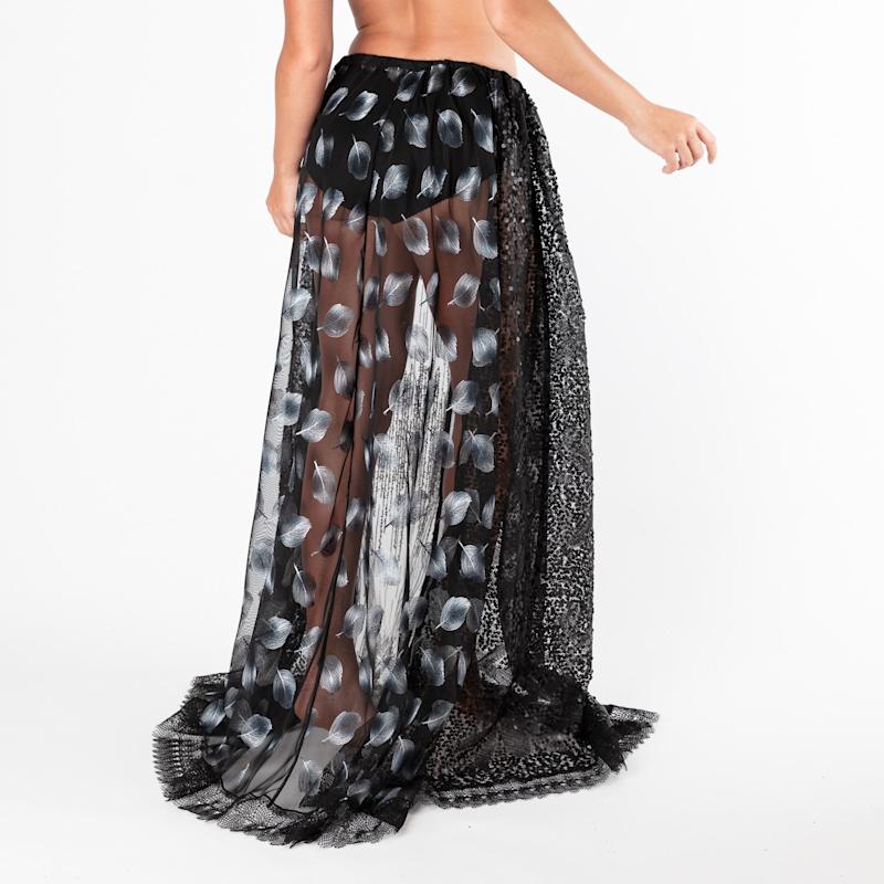 Thumbnail of Dylan - Lace & Sequin Maxi Skirt image