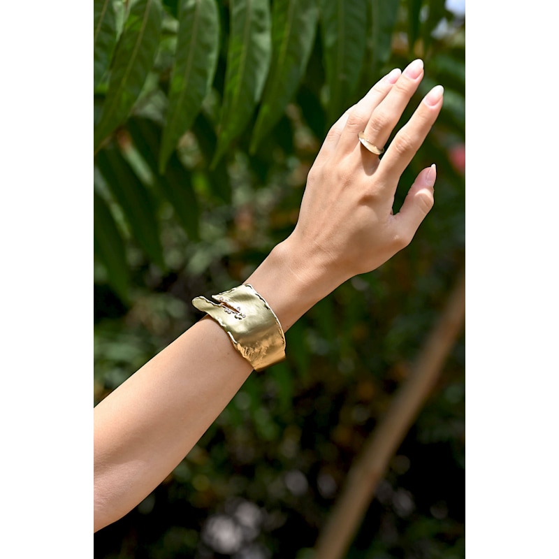 Thumbnail of Wabi-Sabi Wanderer Statement Cuff Bracelet image