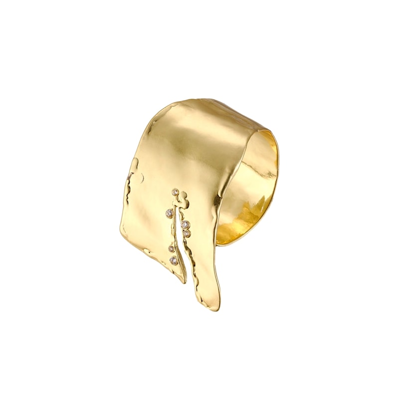 Thumbnail of Wabi-Sabi Wanderer Statement Cuff Bracelet image