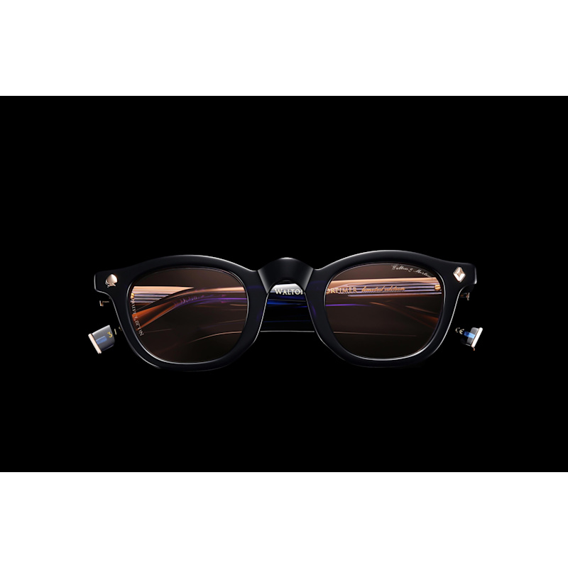 Thumbnail of Walton & Mortimer Keaton Midnight Blue Sunglasses image