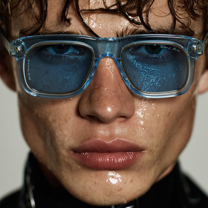 Thumbnail of Walton & Mortimer No.44 Osaka II Limited Edition Sunglasses - CôTe D'azur Blue Color image