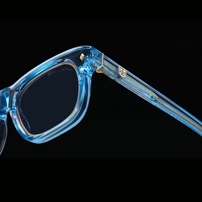 Thumbnail of Walton & Mortimer No.44 Osaka II Limited Edition Sunglasses - CôTe D'azur Blue Color image
