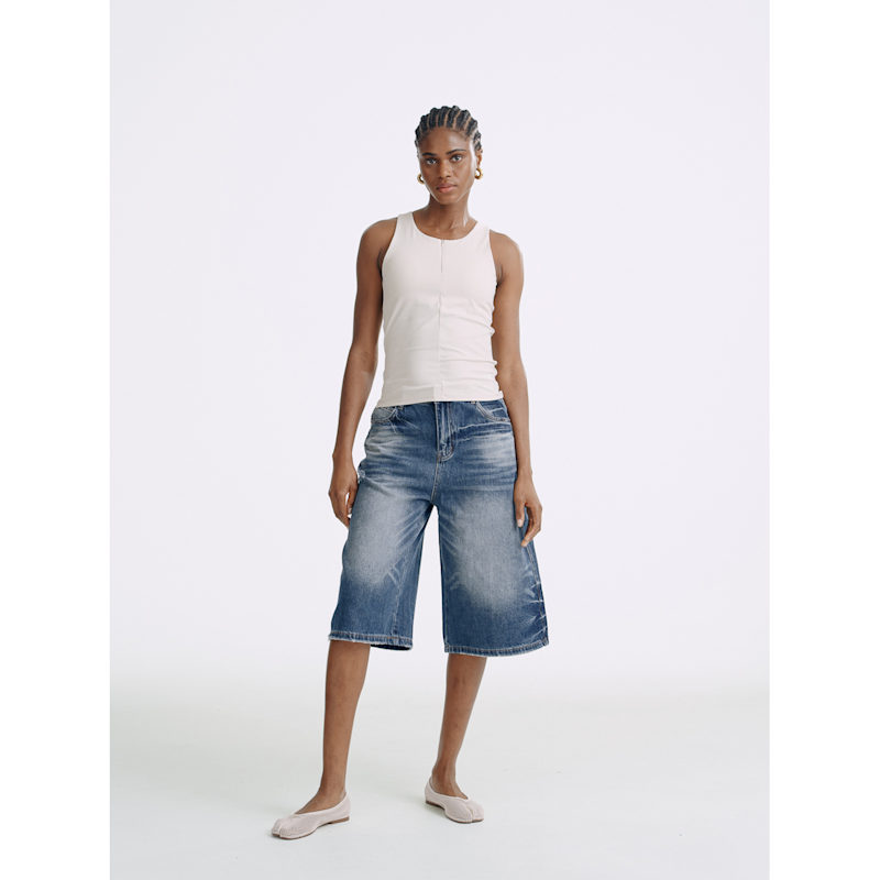 Thumbnail of Wash Denim Shorts image