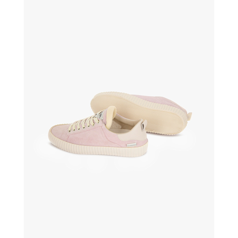 Thumbnail of Wavy Suede Pink Sneakers image