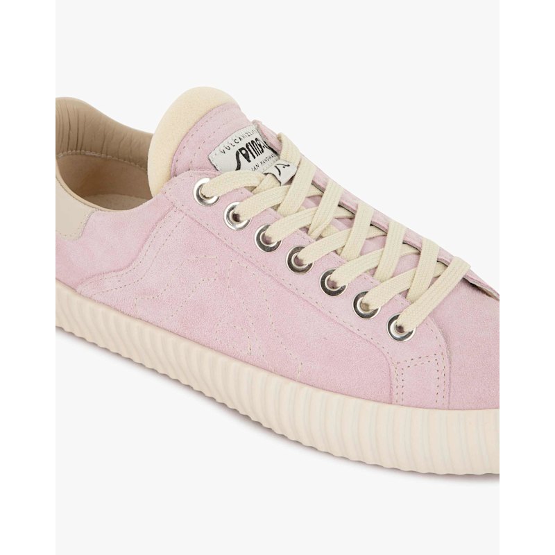 Thumbnail of Wavy Suede Pink Sneakers image