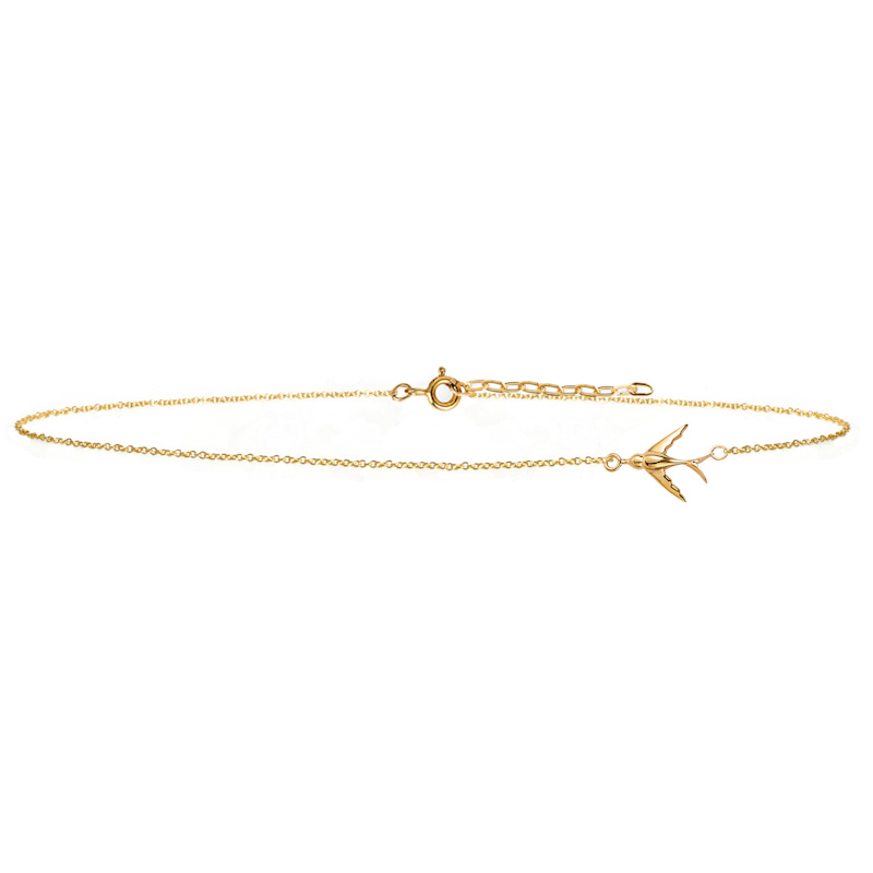 Thumbnail of Swallow Choker Necklace -  Gold image
