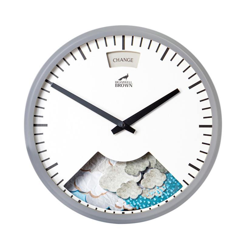 Thumbnail of Weather Art Clock - Cloudy Grey image