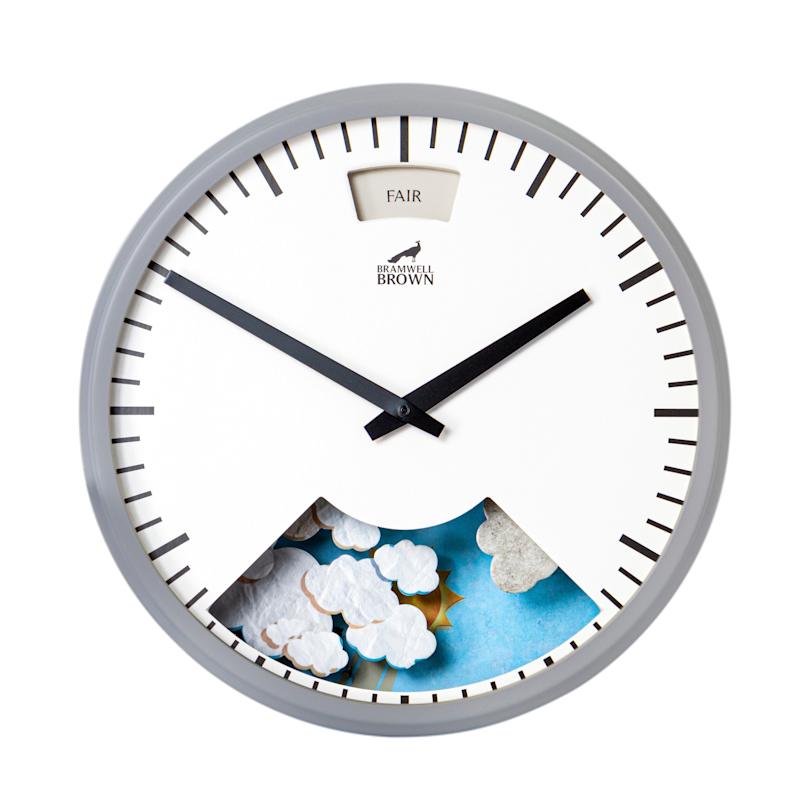 Thumbnail of Weather Art Clock - Cloudy Grey image
