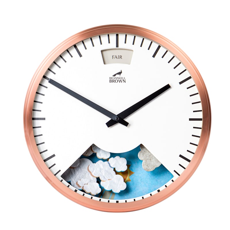 Thumbnail of Weather Art Clock - Copper Plated image