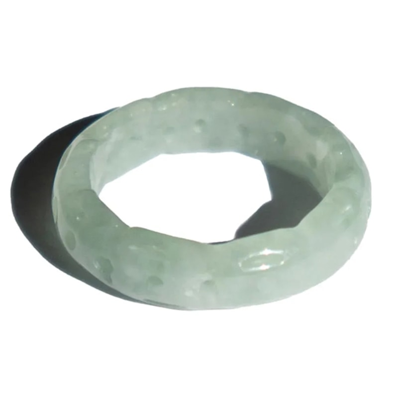 Thumbnail of Weave Off White Jade Ring image