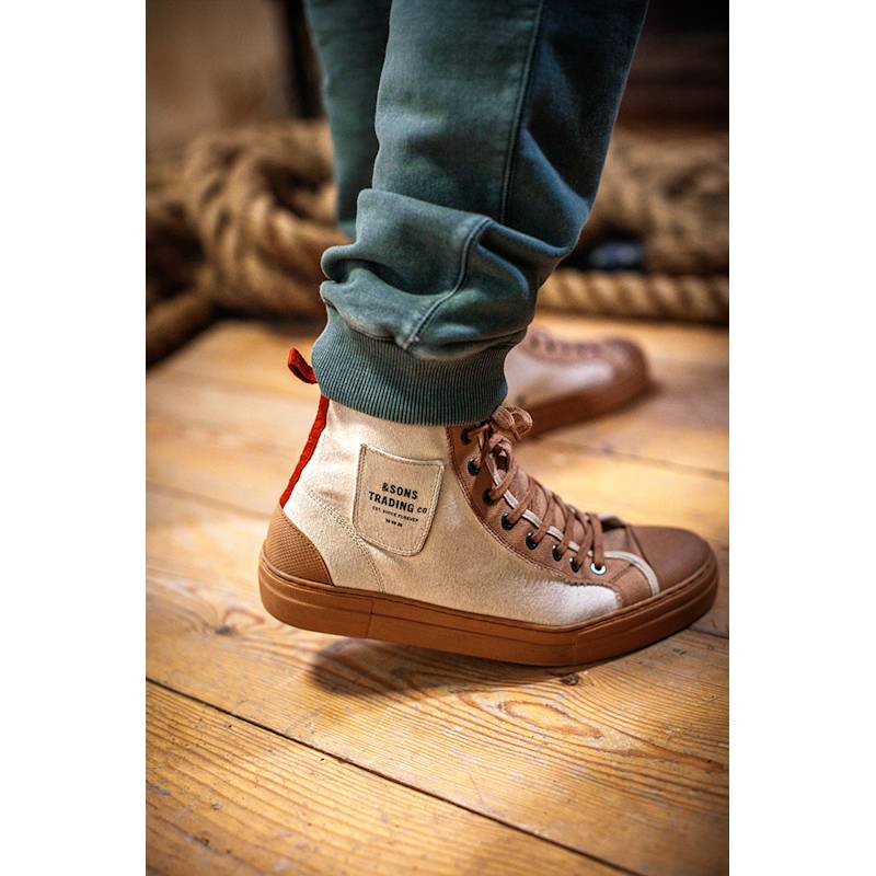 Thumbnail of &Sons Baseline Basketball High Top image