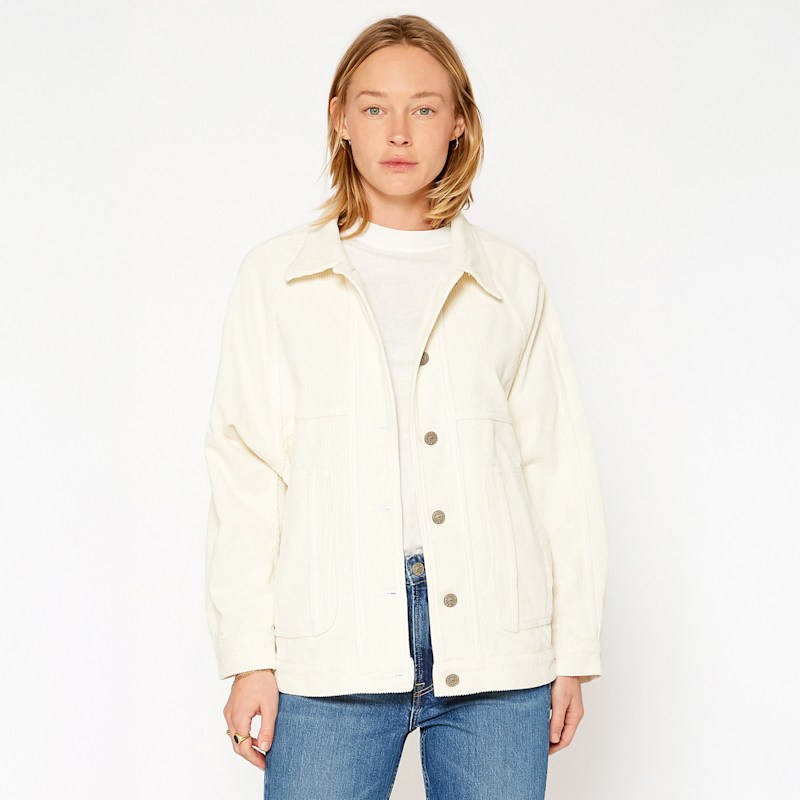 Thumbnail of Wes Balloon Utility Jacket In Cream image