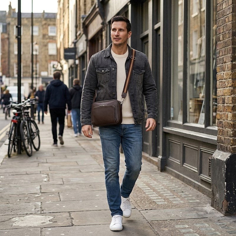 West Side Messenger - Brown | Luis Steven | Wolf & Badger