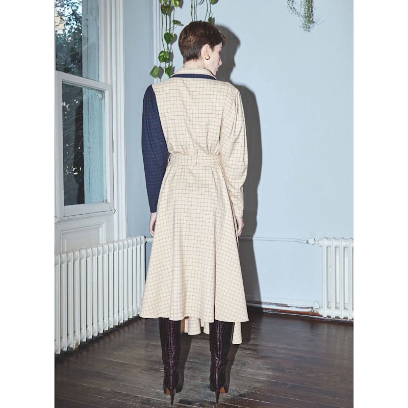 Thumbnail of Sava Asymmetric-Hem Midi Dress image