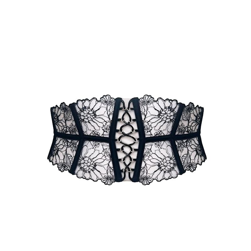 waist cincher garter belt Handcrafted Luxury Corset Garter Belt