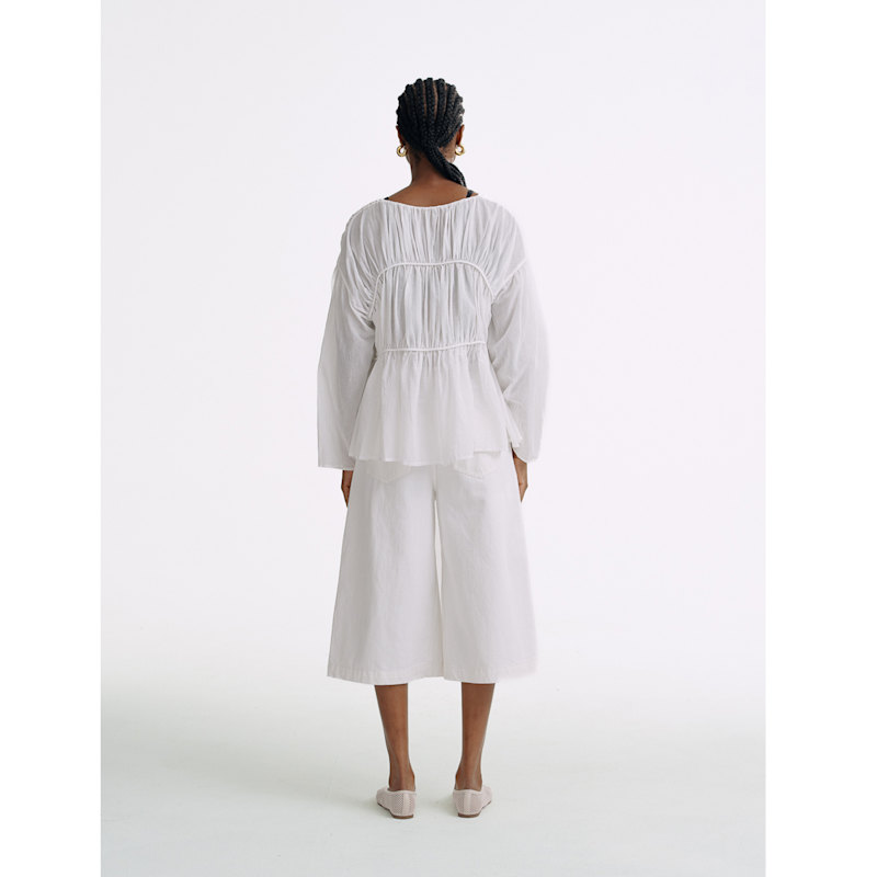 Thumbnail of White Denim Culottes image