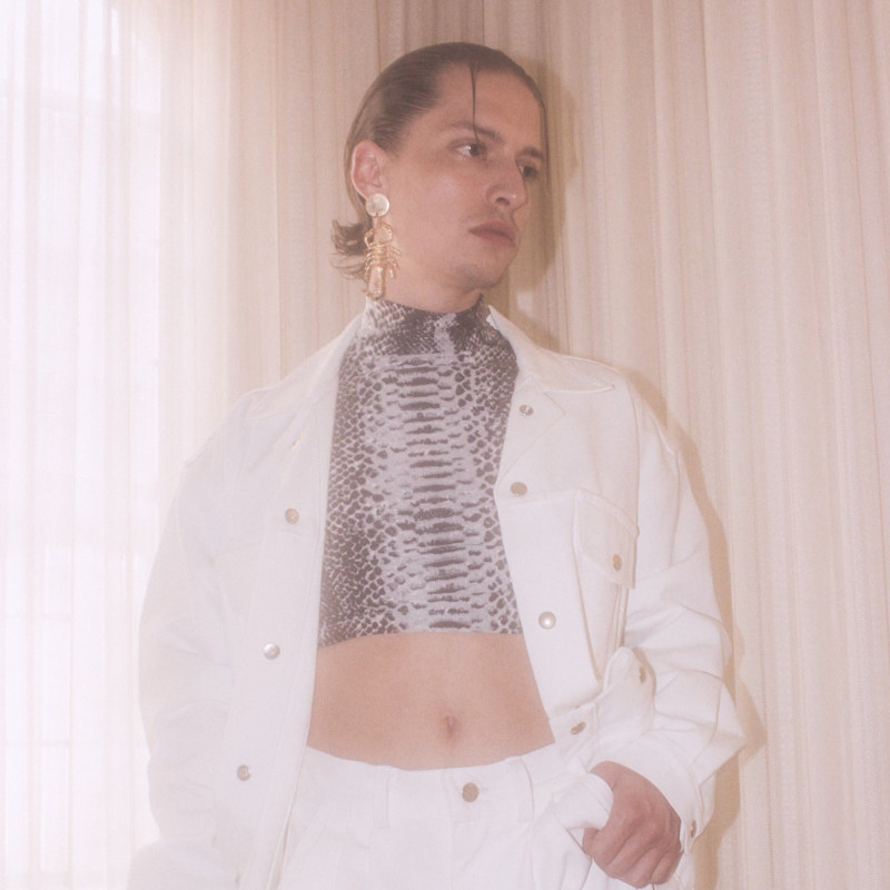 Thumbnail of White Denim Jacket image