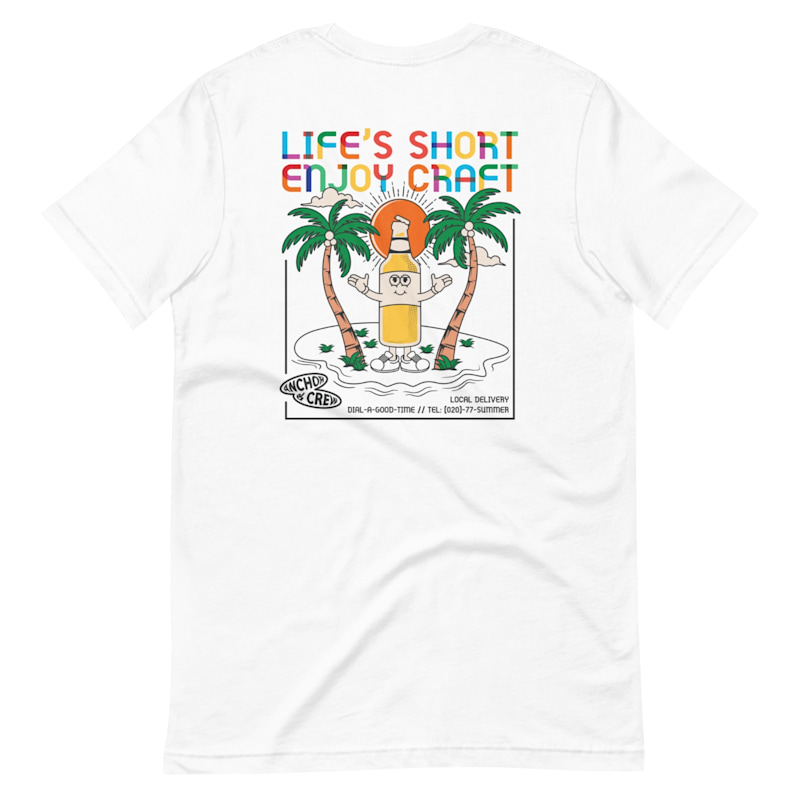 Thumbnail of White Enjoy Craft Dial-A-Local Organic Cotton T-Shirt - Men image