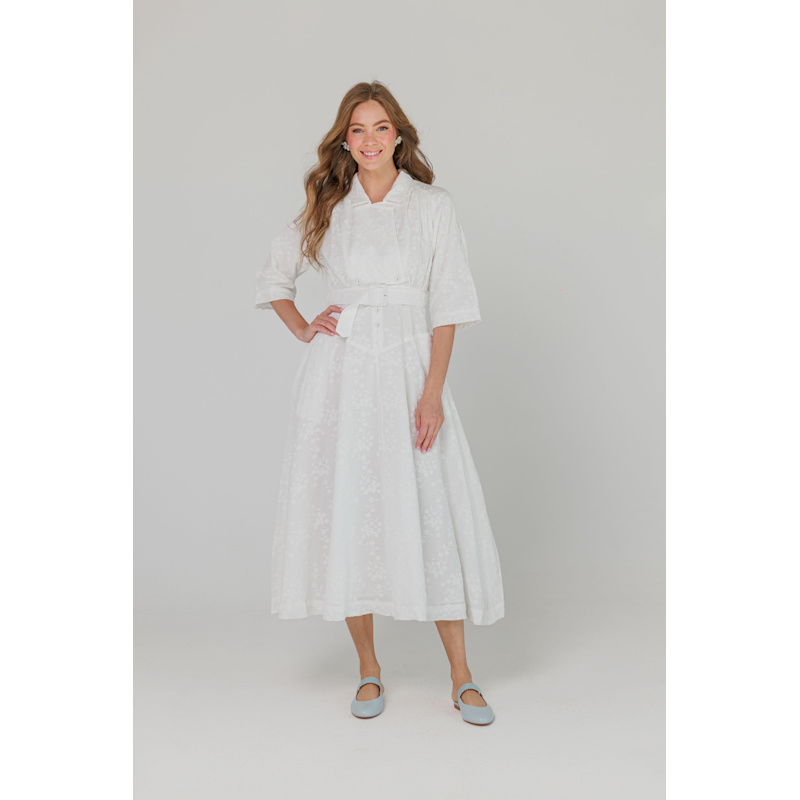 Thumbnail of White Eyelet Dress image