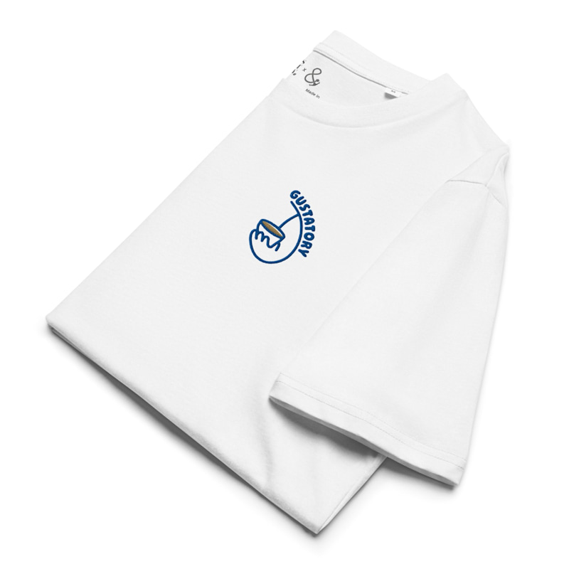 Thumbnail of White Gustatory Coffee Alchemist Organic Cotton Embroidered T-Shirt - Men image