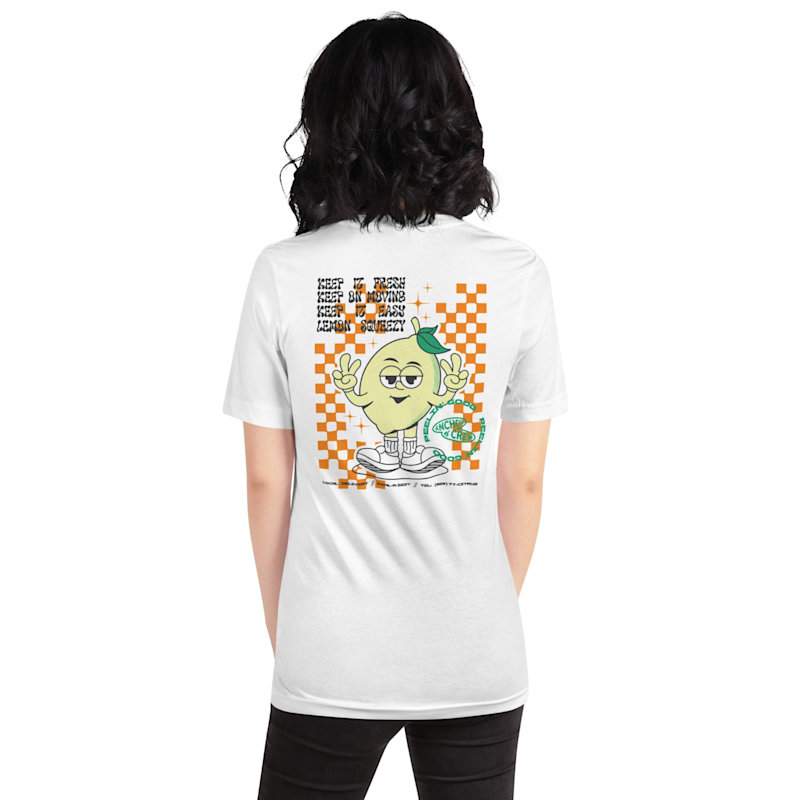 Thumbnail of White Lemon Fresh Dial-A-Local Organic Cotton T-Shirt - Women image
