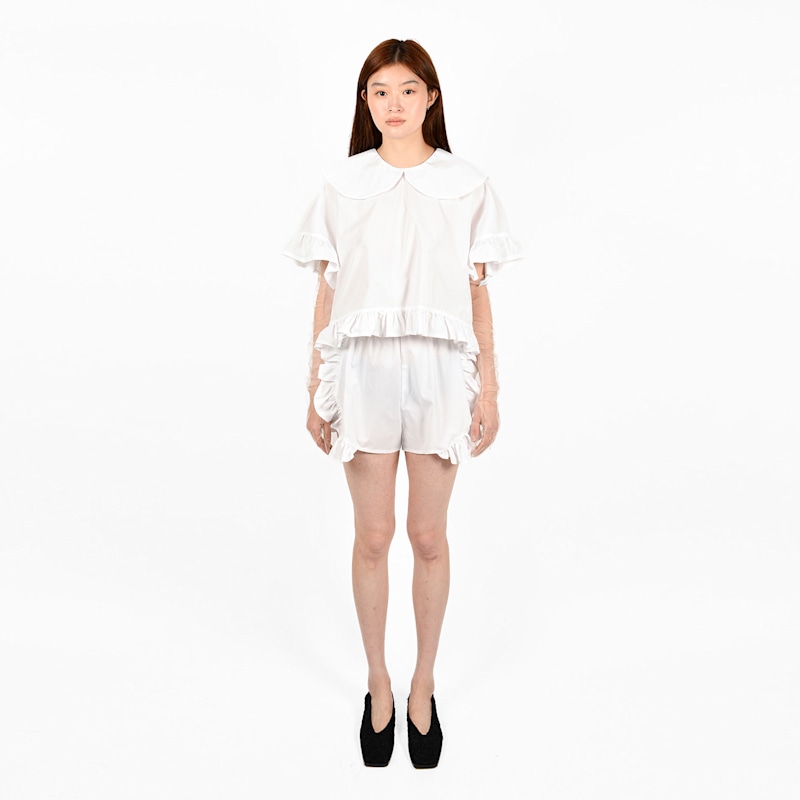 Thumbnail of White Peony Shorts image