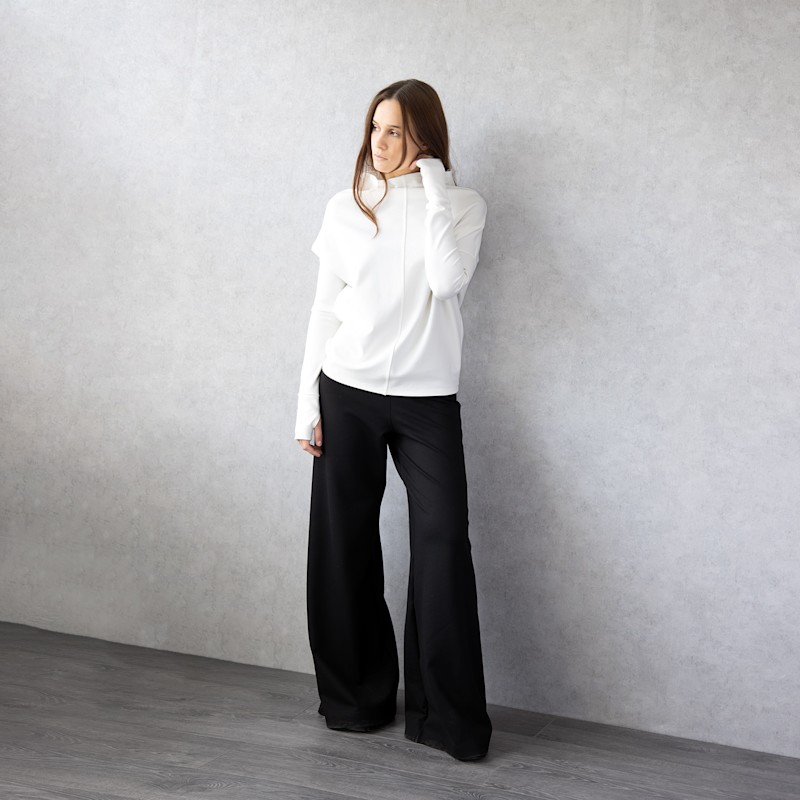 Thumbnail of Ivory Sculptural Turtleneck - For Women Who Show Up image