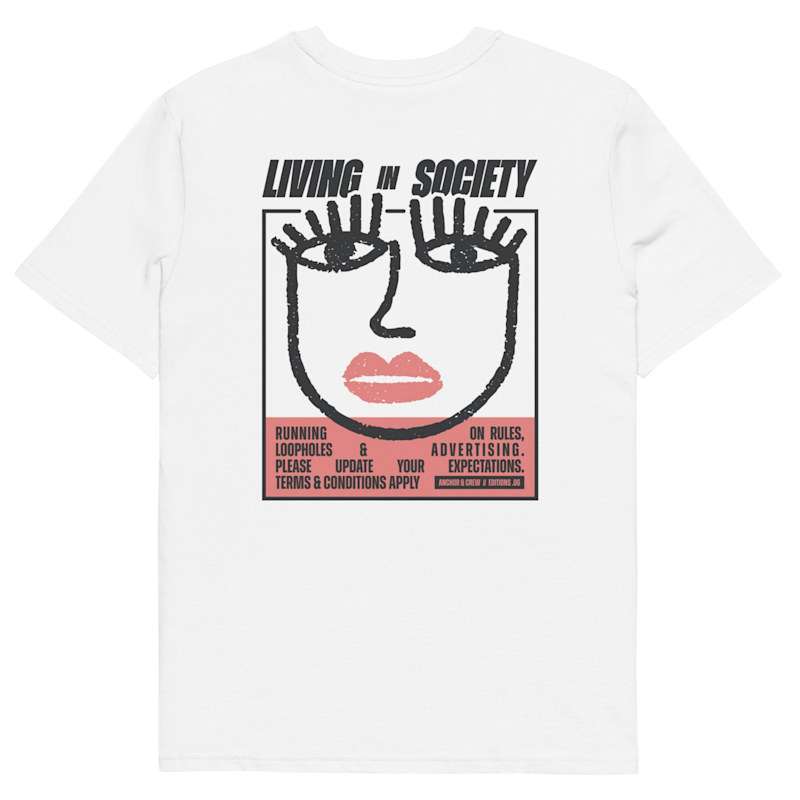 Thumbnail of White Six Living In Society Editions Organic Cotton T-Shirt - Women image