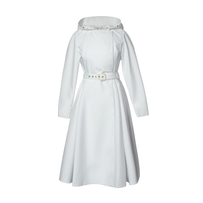 navy blue dress for baby girl Coat Men's Ivory Full-Length Overcoat with Luxurious Faux Fur Shawl Collar  – Winter Dress Coat