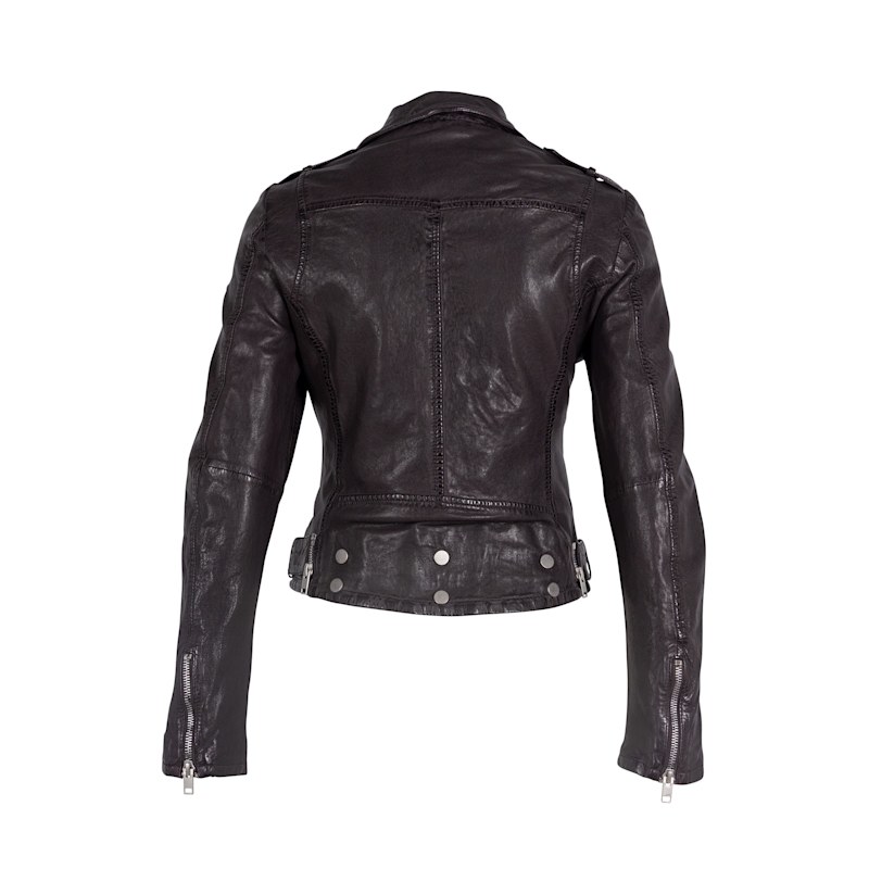 Thumbnail of Wild Rf Leather Jacket - Dark Purple image