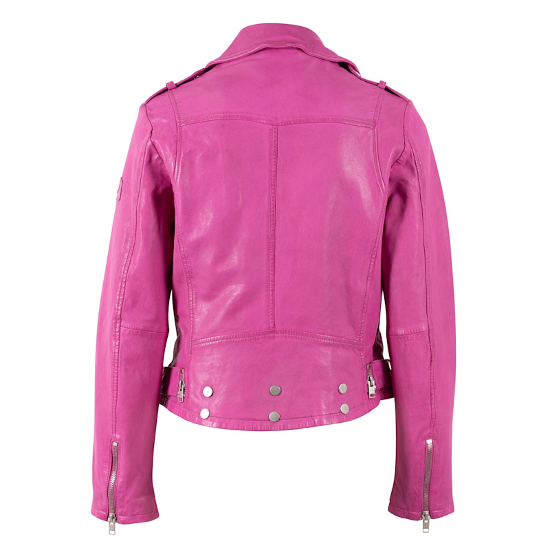 Thumbnail of Wild Rf Leather Jacket, Electric Fuchsia image