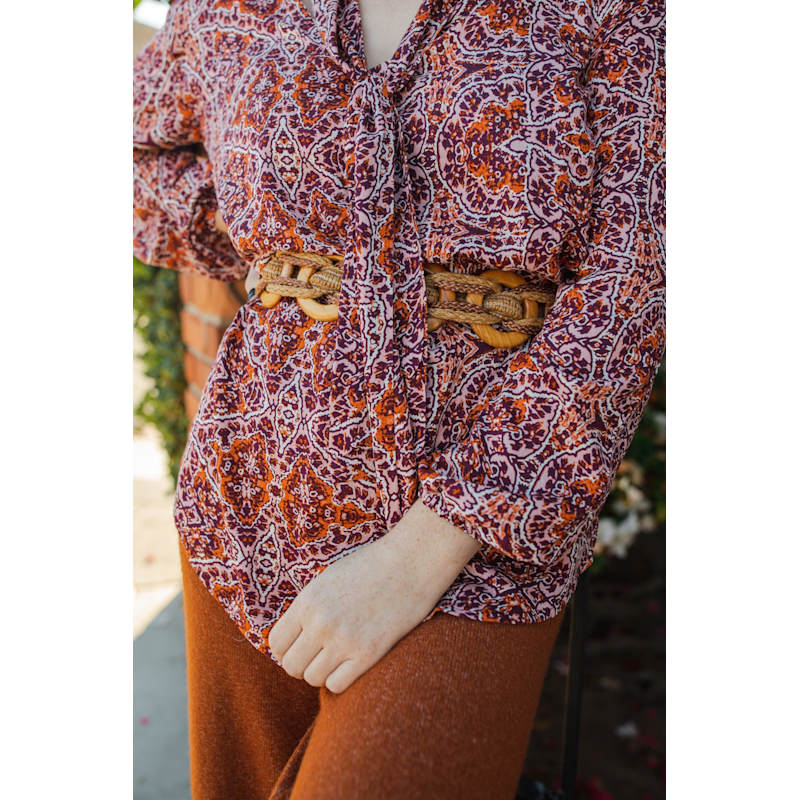 Thumbnail of Willoughby Tie Front Blouse image