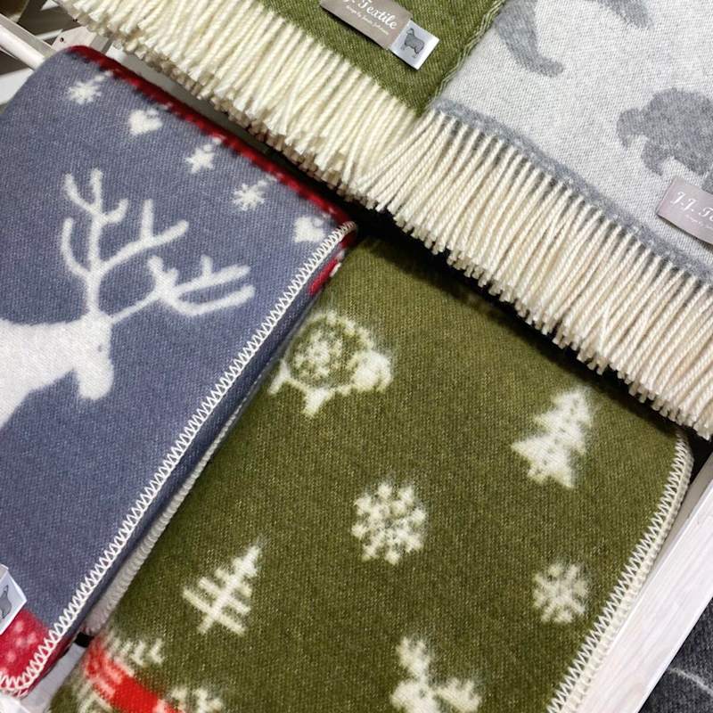Thumbnail of Winter Forest Wool Blanket image