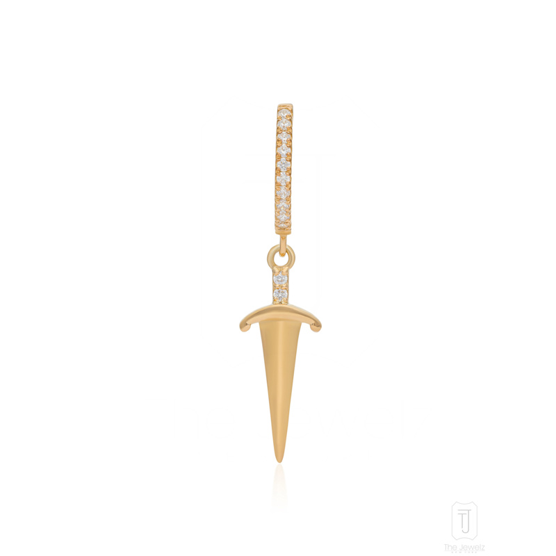 Thumbnail of Witch's Saber Silver Earrings Gifting image