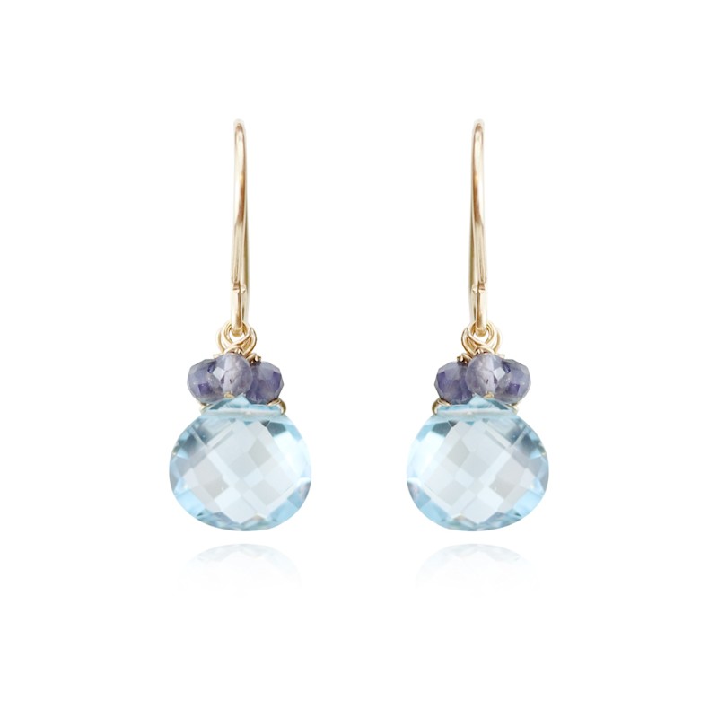 Thumbnail of Blue Topaz Earrings image