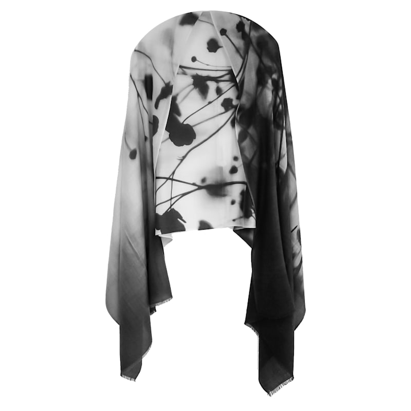 Thumbnail of Cashmere & Wool Nature Scarf — Poppies image