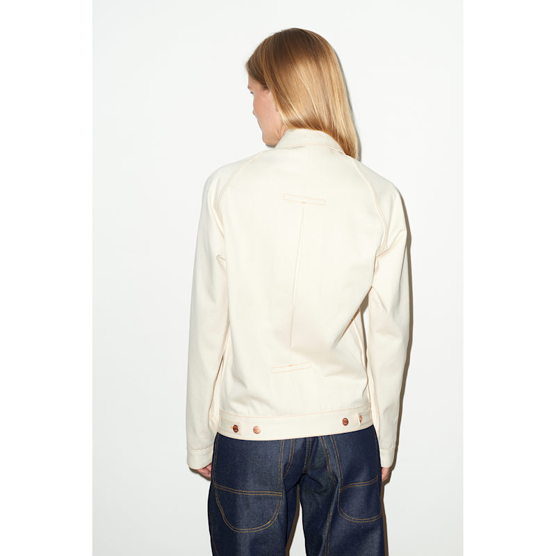 Thumbnail of Women's Denim Jacket In Ecru Selvedge image