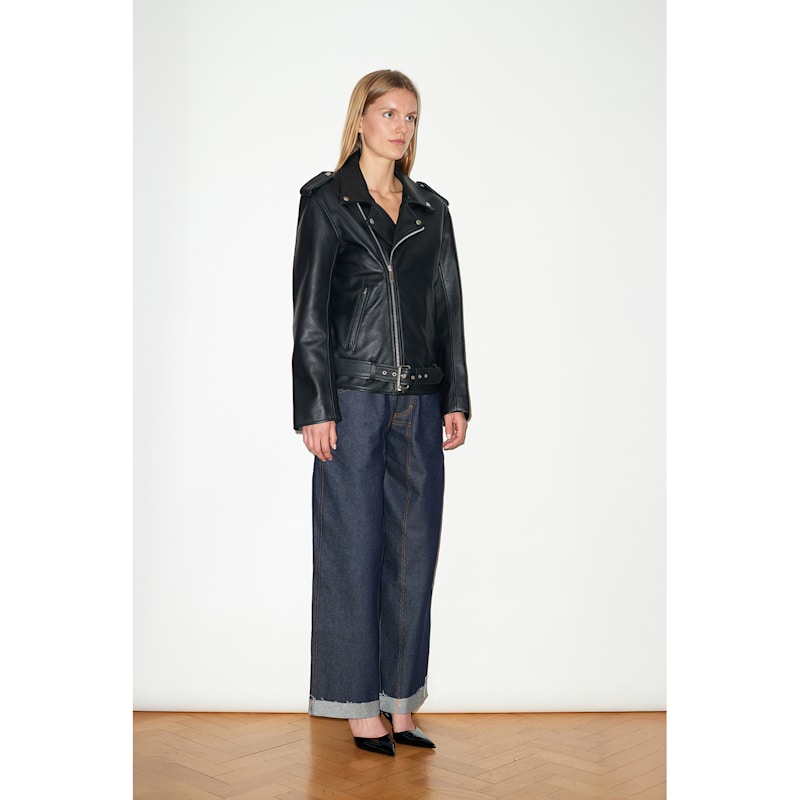 Thumbnail of Women's Leather Biker Jacket image