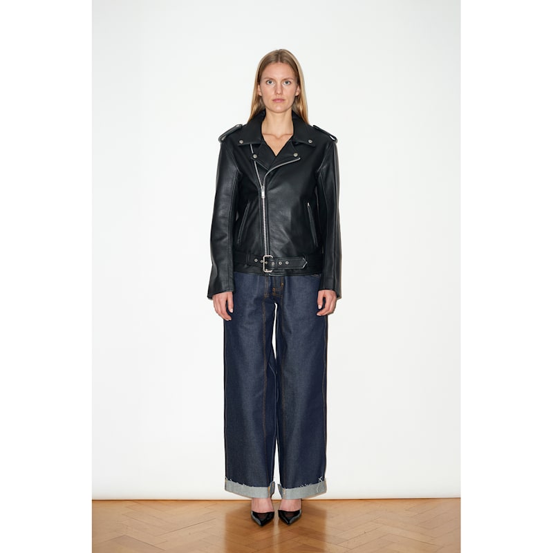 Thumbnail of Women's Leather Biker Jacket image