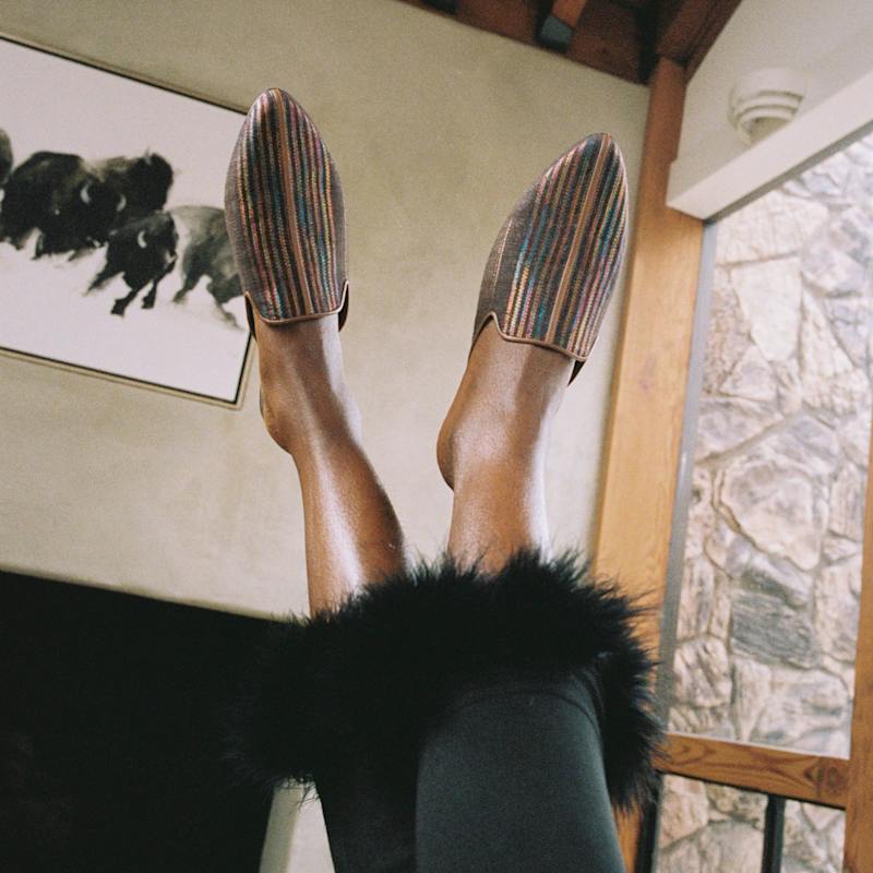 Thumbnail of Women's Pekäk Lounge Slippers - Chestnut Holograph image