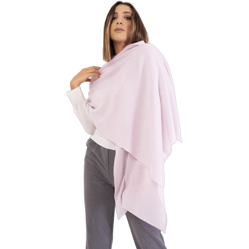 Thumbnail of Women’s Pure Cashmere Lightweight Shawl - Pink image