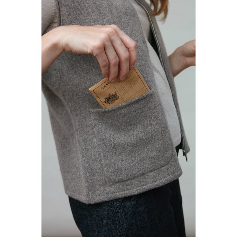 Thumbnail of Womens Lambswool Larkspur Knitted Gilet - Vole image