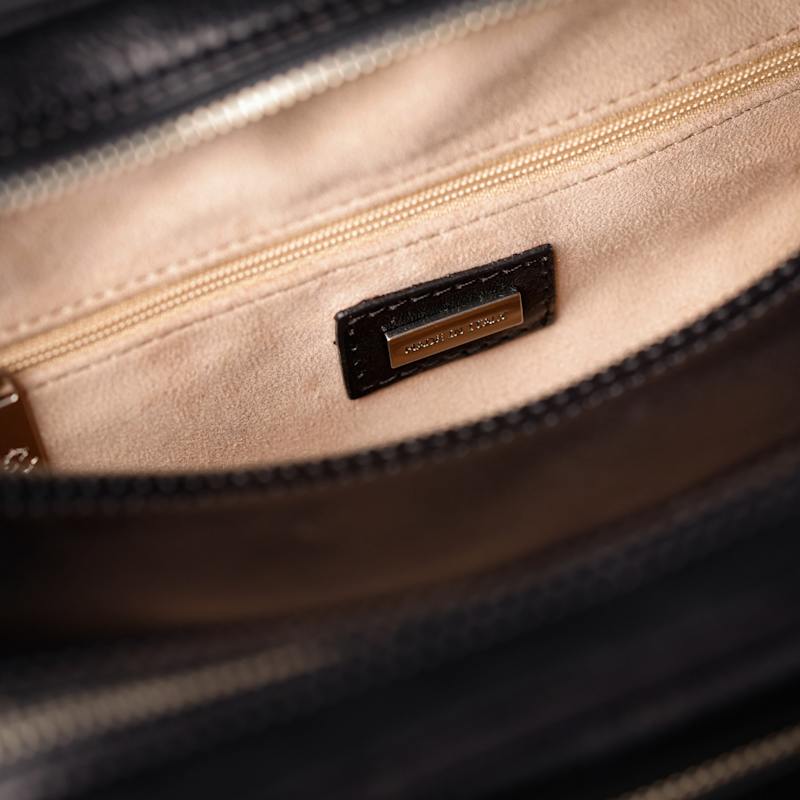 Thumbnail of Womens Leather Cosmetic Bag Dopp Kit In Black - All The Kings Men image