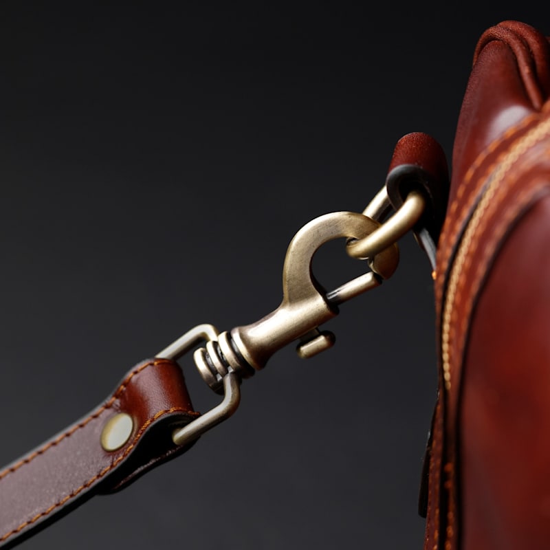Thumbnail of Brown Leather Doctor Bag, Medical Bag, Leather Handbag - Doctor Faustus image