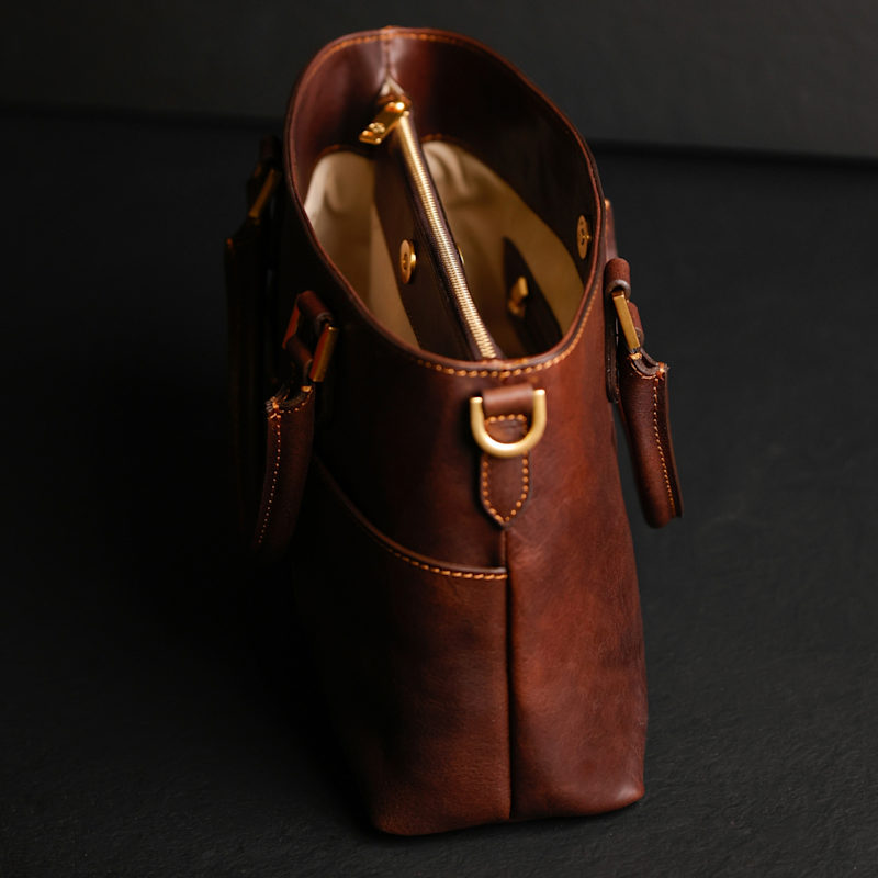 Thumbnail of Womens Leather Handbag Shoulder Bag Brown - Camilla image
